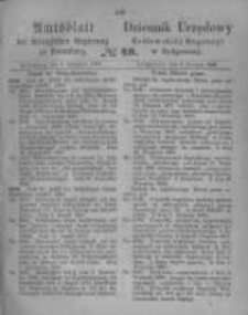 Amtsblatt der K&ouml;niglichen Preussischen Regierung zu Bromberg. 1865.12.08 No.49