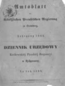 Amtsblatt der K&ouml;niglichen Preussischen Regierung zu Bromberg. 1866.01.05 No.1