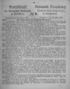 Amtsblatt der K&ouml;niglichen Preussischen Regierung zu Bromberg. 1866.02.23 No.8