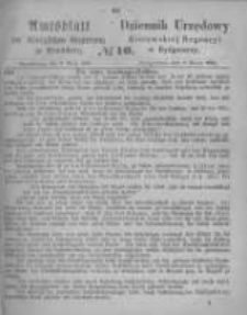 Amtsblatt der K&ouml;niglichen Preussischen Regierung zu Bromberg. 1866.03.09 No.10