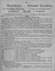 Amtsblatt der K&ouml;niglichen Preussischen Regierung zu Bromberg. 1866.03.30 No.13