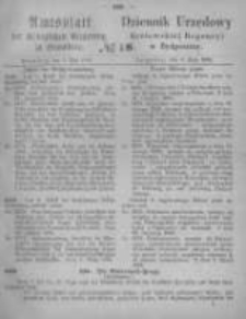 Amtsblatt der K&ouml;niglichen Preussischen Regierung zu Bromberg. 1866.05.04 No.18