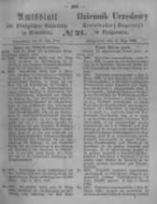 Amtsblatt der Königlichen Preussischen Regierung zu Bromberg. 1866.05.25 No.21