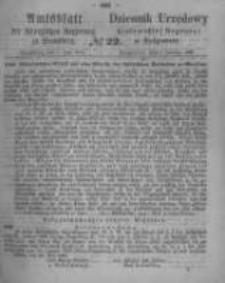 Amtsblatt der K&ouml;niglichen Preussischen Regierung zu Bromberg. 1866.06.01 No.22