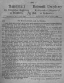 Amtsblatt der K&ouml;niglichen Preussischen Regierung zu Bromberg. 1866.06.08 No.23