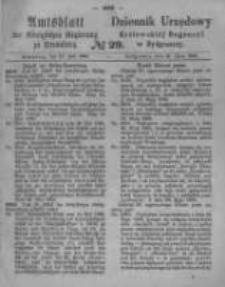 Amtsblatt der K&ouml;niglichen Preussischen Regierung zu Bromberg. 1866.07.20 No.29