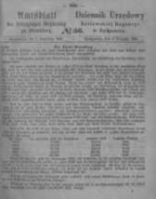 Amtsblatt der K&ouml;niglichen Preussischen Regierung zu Bromberg. 1866.09.07 No.36