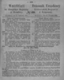 Amtsblatt der K&ouml;niglichen Preussischen Regierung zu Bromberg. 1866.09.21 No.38