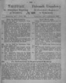 Amtsblatt der K&ouml;niglichen Preussischen Regierung zu Bromberg. 1866.10.05 No.40