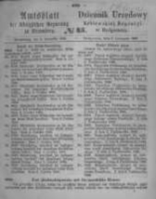 Amtsblatt der K&ouml;niglichen Preussischen Regierung zu Bromberg. 1866.11.09 No.45
