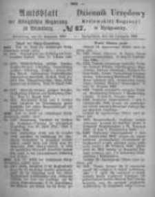 Amtsblatt der K&ouml;niglichen Preussischen Regierung zu Bromberg. 1866.11.23 No.47