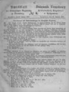 Amtsblatt der K&ouml;niglichen Preussischen Regierung zu Bromberg. 1869.01.22 No.4