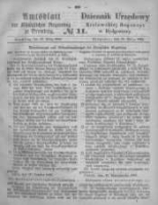 Amtsblatt der K&ouml;niglichen Preussischen Regierung zu Bromberg. 1869.03.12 No.11