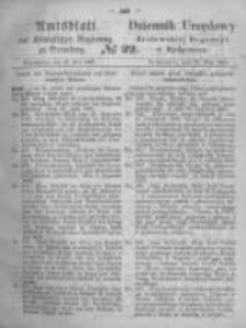 Amtsblatt der K&ouml;niglichen Preussischen Regierung zu Bromberg. 1869.05.28 No.22