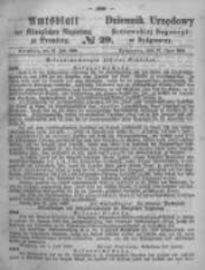 Amtsblatt der Königlichen Preussischen Regierung zu Bromberg. 1869.07.16 No.29