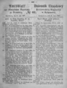 Amtsblatt der K&ouml;niglichen Preussischen Regierung zu Bromberg. 1869.07.30 No.31