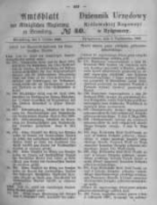 Amtsblatt der K&ouml;niglichen Preussischen Regierung zu Bromberg. 1869.10.01 No.40