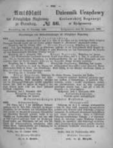 Amtsblatt der K&ouml;niglichen Preussischen Regierung zu Bromberg. 1869.11.12 No.46