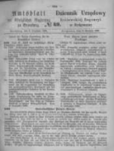 Amtsblatt der Königlichen Preussischen Regierung zu Bromberg. 1869.12.03 No.49
