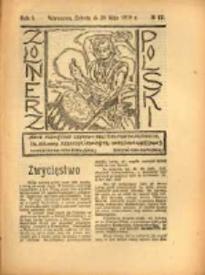 Żołnierz Polski : pismo poświęcone czynowi i doli żołnierza polskiego. R.1 1919 nr17