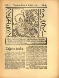 Żołnierz Polski : pismo poświęcone czynowi i doli żołnierza polskiego. R.1 1919 nr18