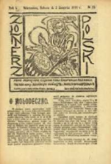 Żołnierz Polski : pismo poświęcone czynowi i doli żołnierza polskiego. R.1 1919 nr37