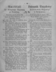 Amtsblatt der K&ouml;niglichen Preussischen Regierung zu Bromberg. 1868.01.24 No.4