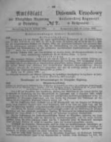 Amtsblatt der K&ouml;niglichen Preussischen Regierung zu Bromberg. 1868.02.14 No.7