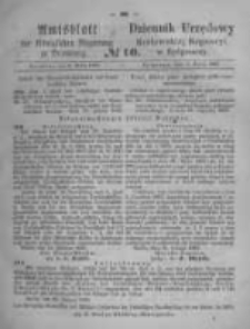 Amtsblatt der K&ouml;niglichen Preussischen Regierung zu Bromberg. 1868.03.06 No.10