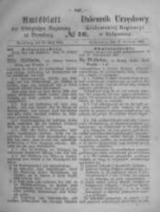 Amtsblatt der K&ouml;niglichen Preussischen Regierung zu Bromberg. 1868.04.17 No.16