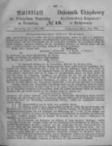 Amtsblatt der K&ouml;niglichen Preussischen Regierung zu Bromberg. 1868.05.01 No.18