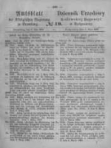 Amtsblatt der K&ouml;niglichen Preussischen Regierung zu Bromberg. 1868.05.08 No.19