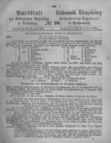 Amtsblatt der Königlichen Preussischen Regierung zu Bromberg. 1868.06.26 No.26