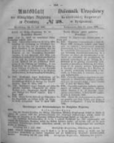 Amtsblatt der Königlichen Preussischen Regierung zu Bromberg. 1868.07.10 No.28