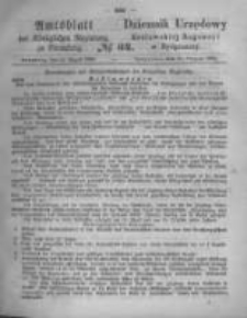 Amtsblatt der Königlichen Preussischen Regierung zu Bromberg. 1868.08.21 No.34
