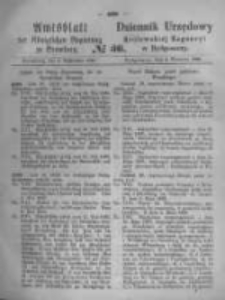 Amtsblatt der K&ouml;niglichen Preussischen Regierung zu Bromberg. 1868.09.04 No.36