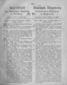 Amtsblatt der K&ouml;niglichen Preussischen Regierung zu Bromberg. 1868.10.09 No.41