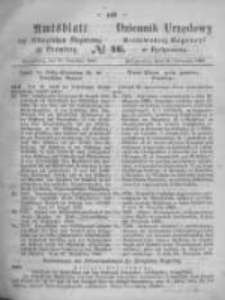 Amtsblatt der K&ouml;niglichen Preussischen Regierung zu Bromberg. 1868.11.13 No.46