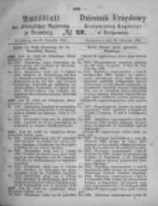 Amtsblatt der K&ouml;niglichen Preussischen Regierung zu Bromberg. 1868.11.27 No.48