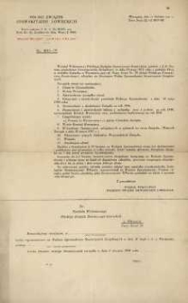 Zawiadomienie o Zwyczajnym Walnym Zgromadzeniu Stowarzyszeń Związkowych