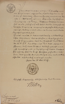 Dokument z 30.VII.1847