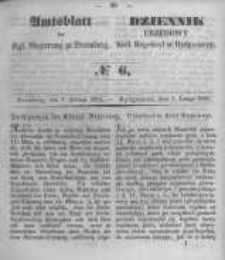 Amtsblatt der K&ouml;niglichen Preussischen Regierung zu Bromberg. 1851.02.07 No.6