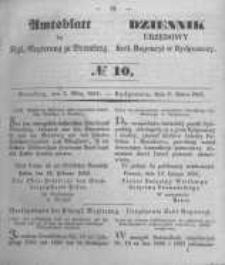 Amtsblatt der K&ouml;niglichen Preussischen Regierung zu Bromberg. 1851.03.07 No.10