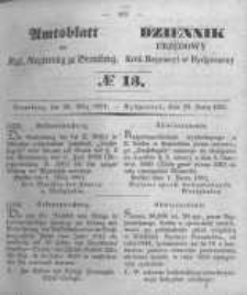 Amtsblatt der K&ouml;niglichen Preussischen Regierung zu Bromberg. 1851.03.28 No.13