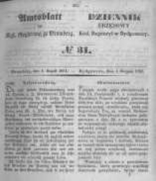 Amtsblatt der Königlichen Preussischen Regierung zu Bromberg. 1851.08.01 No.31