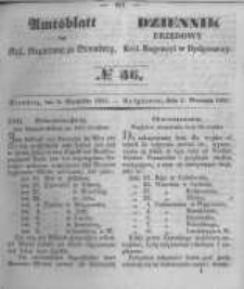 Amtsblatt der Königlichen Preussischen Regierung zu Bromberg. 1851.09.05 No.36