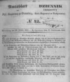 Amtsblatt der K&ouml;niglichen Preussischen Regierung zu Bromberg. 1851.10.17 No.42