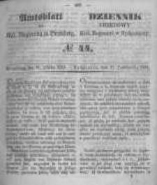 Amtsblatt der K&ouml;niglichen Preussischen Regierung zu Bromberg. 1851.10.31 No.44