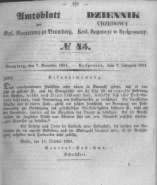 Amtsblatt der K&ouml;niglichen Preussischen Regierung zu Bromberg. 1851.11.07 No.45