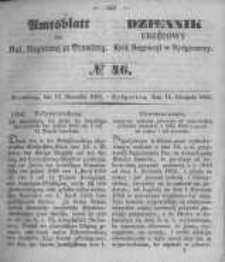 Amtsblatt der K&ouml;niglichen Preussischen Regierung zu Bromberg. 1851.11.14 No.46